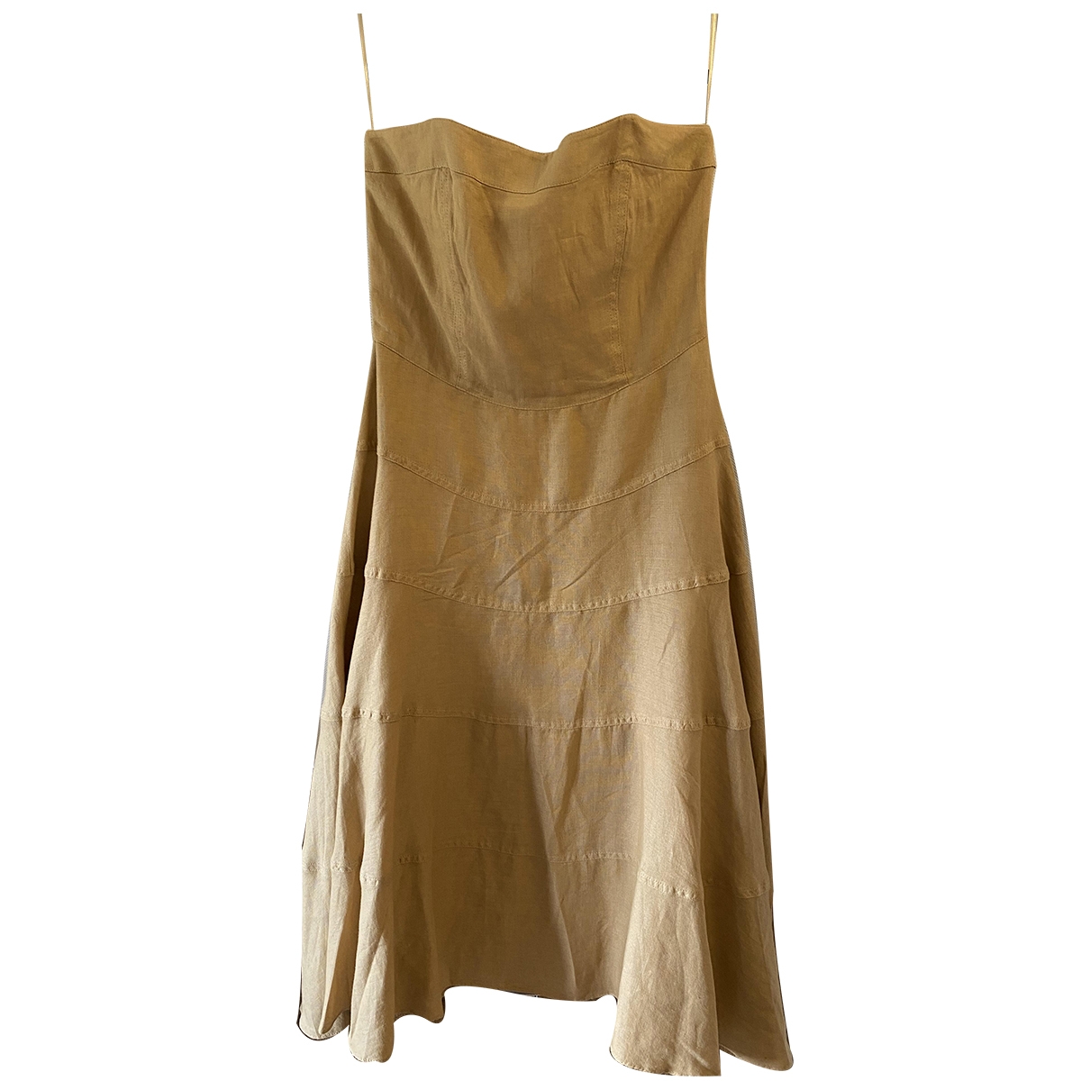 mid-length dress Betty Jackson Camel 